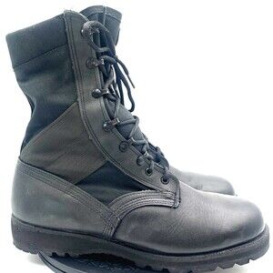 VTG Ro-Search Combat Jungle Boots Men's Size 12R Black Protective Spike Military